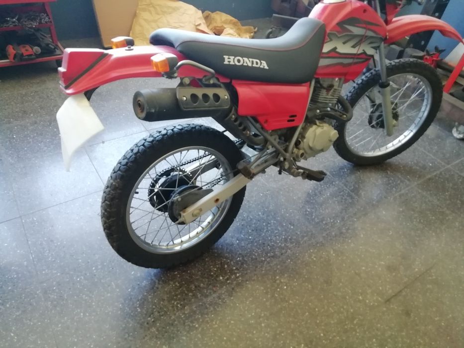 Honda 125  XLR como se vê nas fotos