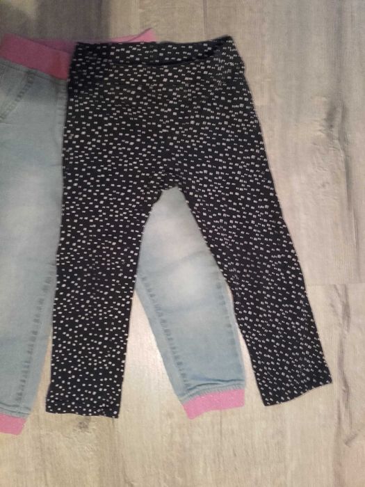 Jeans spodnie dżinsowe na gumce TXM rozm. 104 + gratis spodnie Lindex