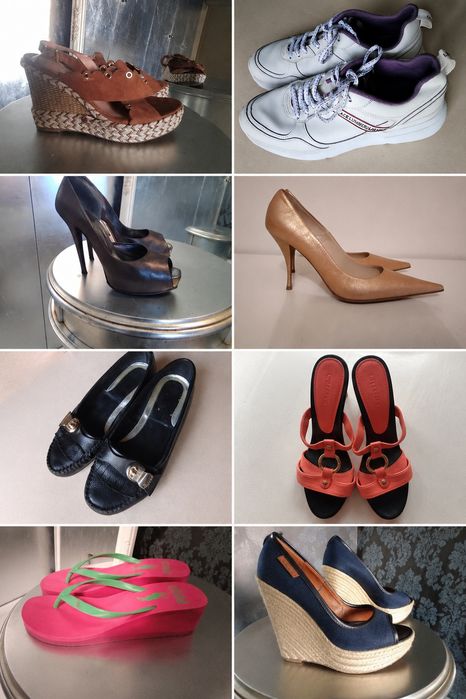 Дешево фірмове взуття 38-39-40 розмір Fendi Chloe Sergio Rossi Barbara Bui Loriblu Ralph Lauren Lumberjack нове і в ідеалі