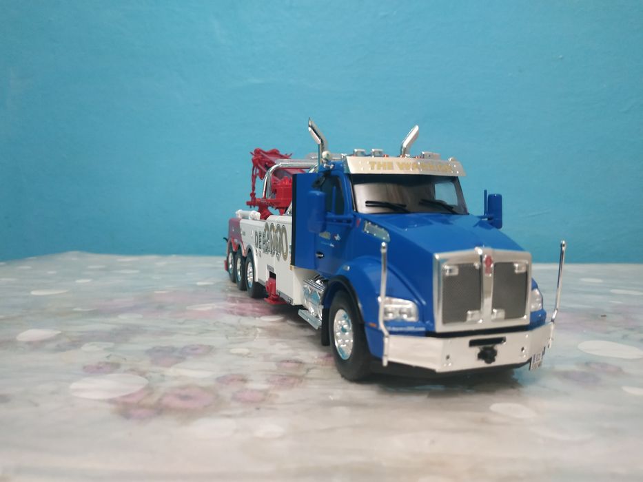 Camion américain Kenworth T880 dépanneuse poids lourds – 2018 blanc/jaune - IXO - Collection