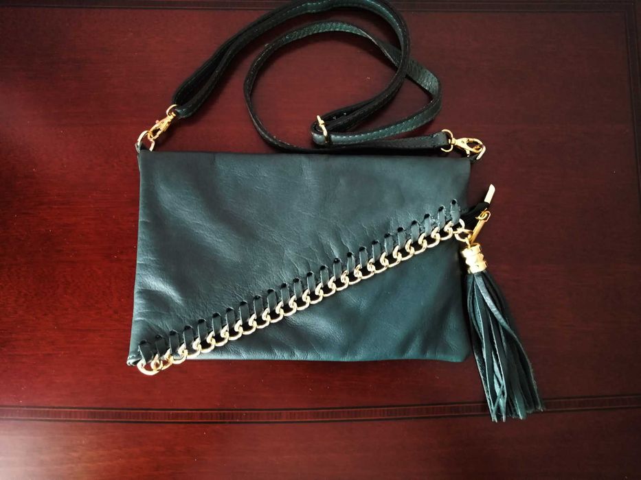 Borse in Pelle skórzana elegancka włoska torebka