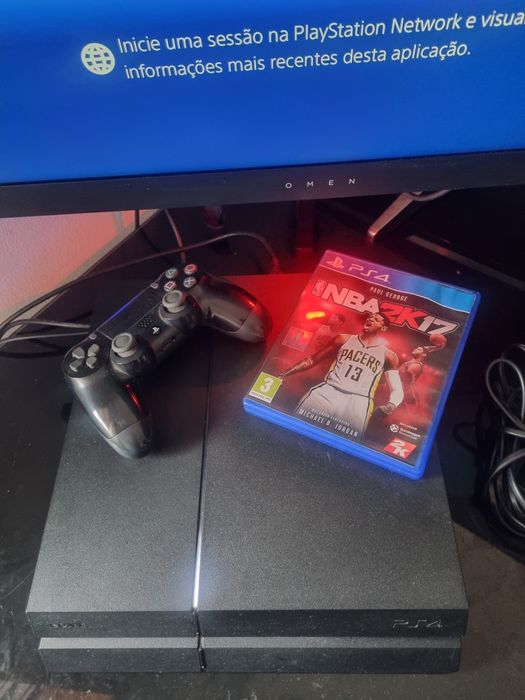 Ps4 + Jogo + comando Sony Dualshock