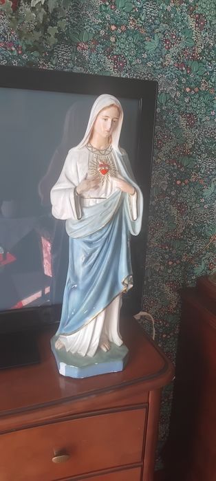 Figura Matki Boskiej retro