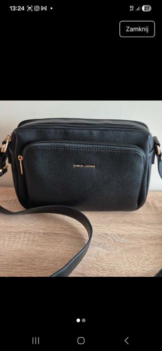 Torebka na ramię czarna