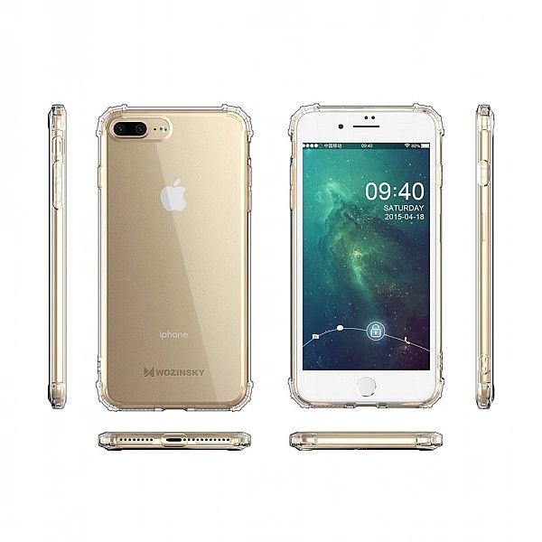 Etui A-Shock bezbarwne do iPhone 8 Plus / 7 Plus