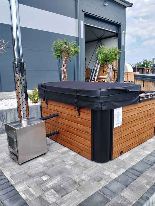 Balia Ogrodowa CUBA Dwie Leżanki – 200×200 cm | Hydromasaż + Aeromasaż Hot TUB Bania