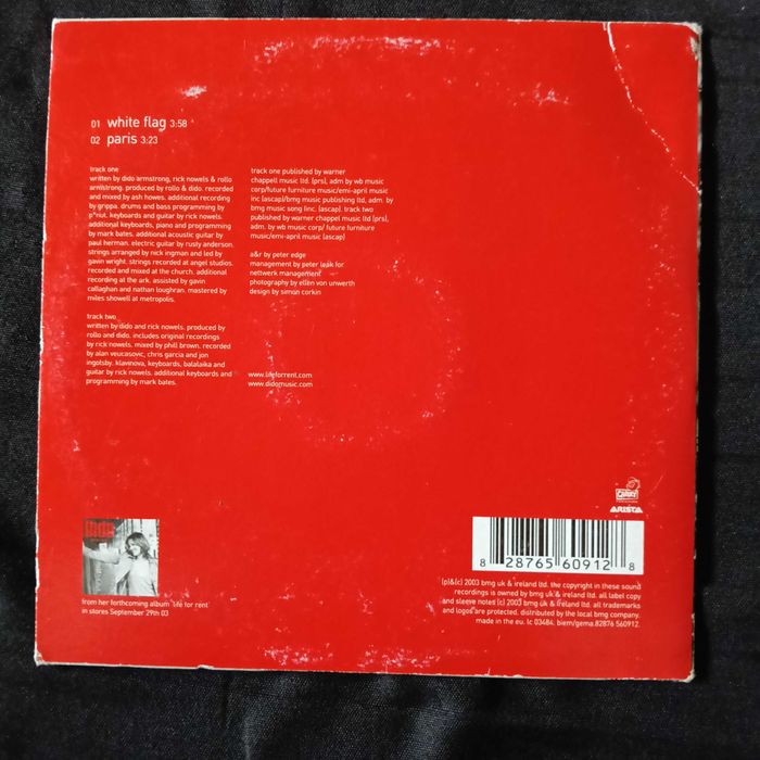 CD Single Dido - White Flag