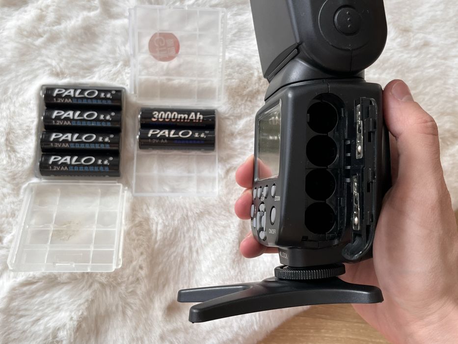 Lampa błyskowa Triopo TR-982 II TTL HSS analog Canon, Godox, zestaw