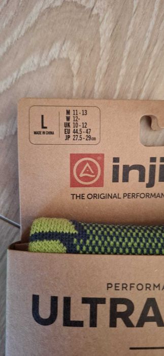 Skarpety do biegania Injinji Ultra Run Mini-Crew - moss roz. L