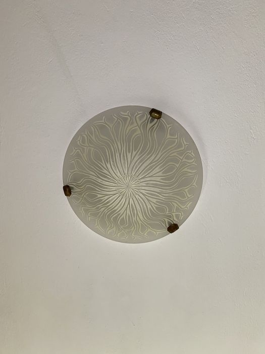 Lampa wisząca, szklana