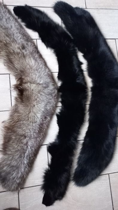 Натуральне хутро песец воротник