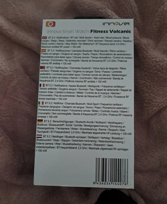 Innova Smart Watch Fitness Volcanic