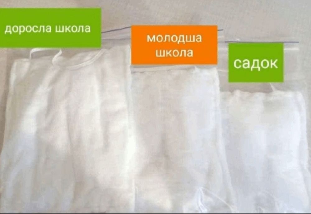Ватно-марлеві пов'язки ,маски для укриття