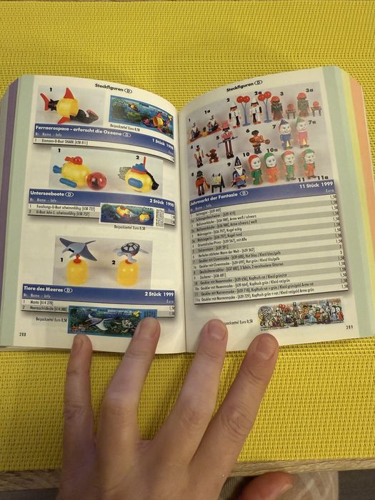 Каталог для колекціонерів Кіндер 2002 і 1997