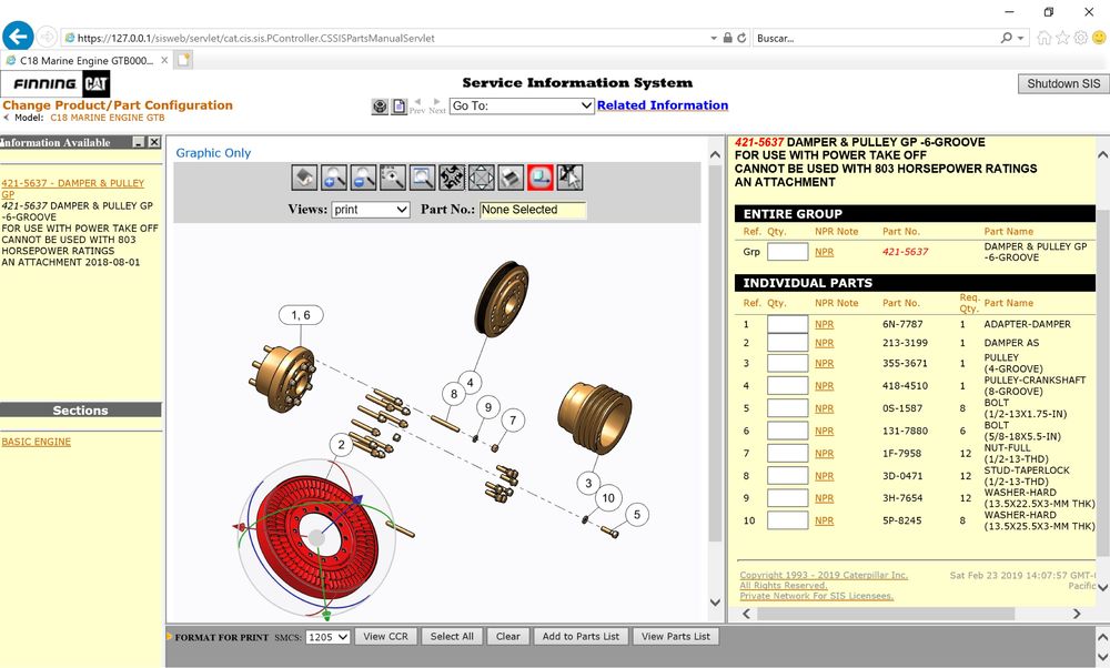 Caterpillar SIS - program serwisowy - instrukcje napraw - dtr schematy