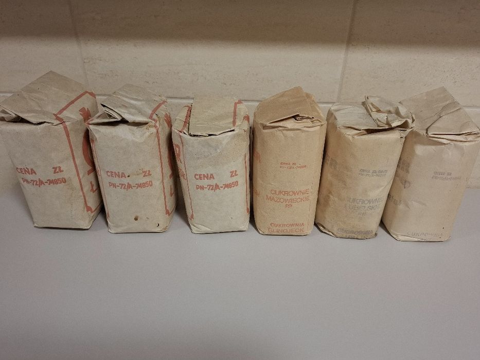 Cukier biały z czasów PRL