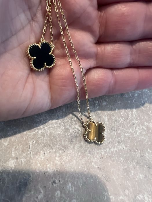 Naszyjnik Van cleef czarny premium
