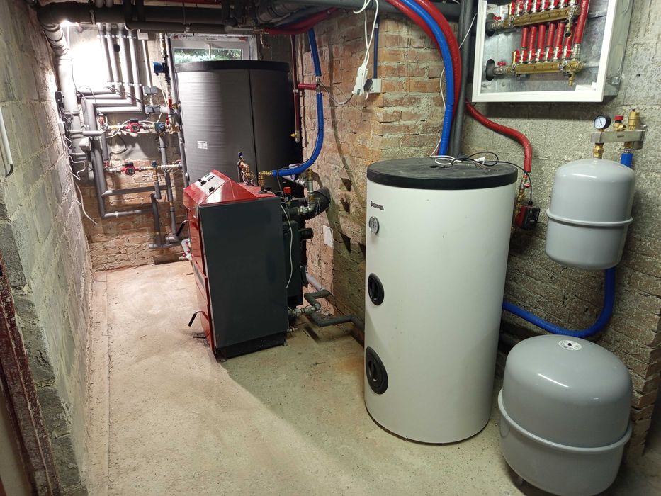 Kotłownia z kotłem Atmos