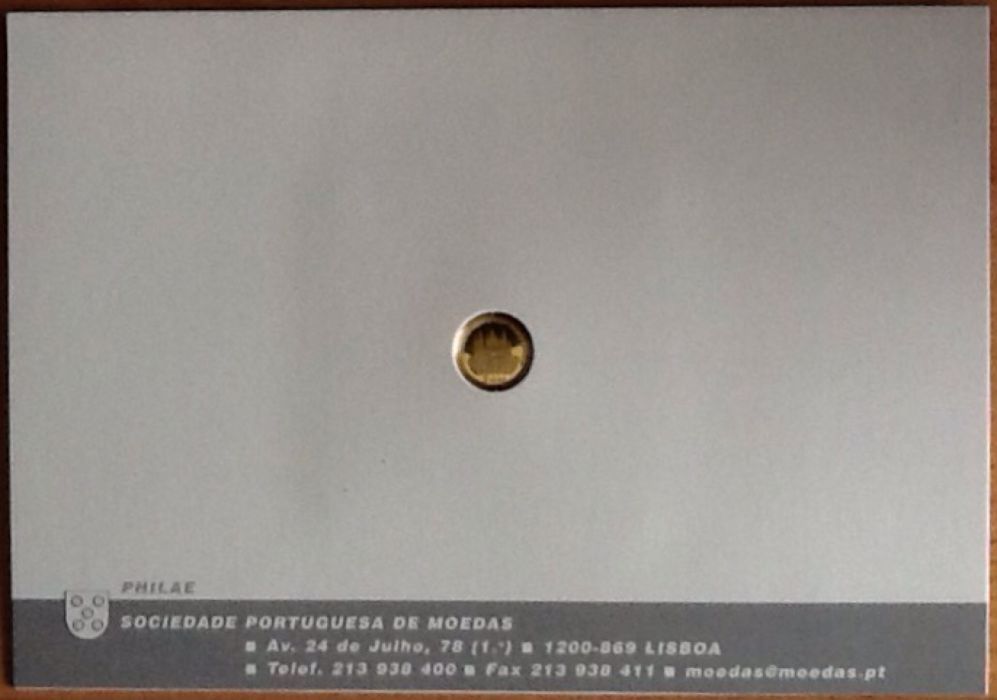 Moeda de ouro mais pequena do mundo €5