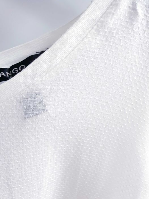 Biała koszulka t-shirt bluzka Mango Suit 38
