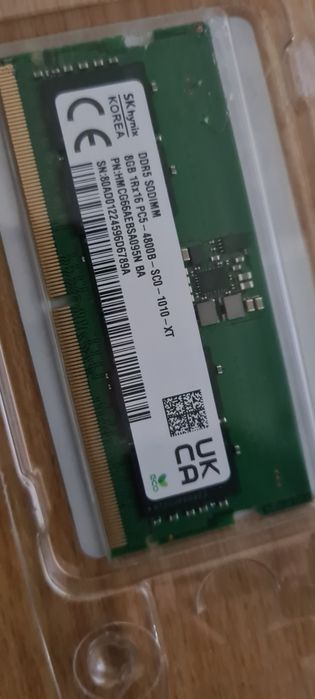 Pamięć ram ddr5 8 gb 4800MHz