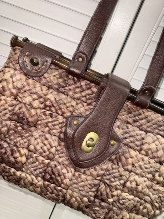 Torba letnia koszyk brown chocolate