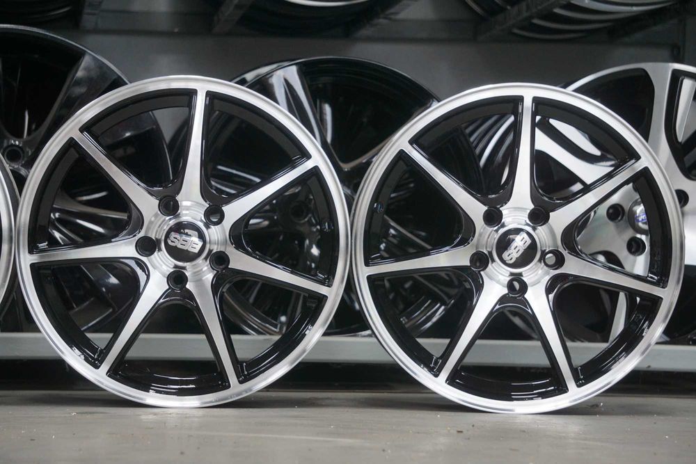 Alufelgi CMA 5x112 7Jx17 et42 cb66,6 pierscien na 57,1, czarne i CNC