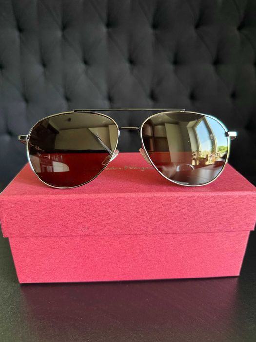 NOWE męskie okulary słoneczne Salvatore Ferragamo