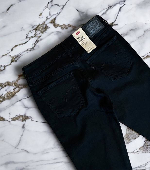710 Levis super skinny жіночі 711 720 721 джинси джинсы левайс черные