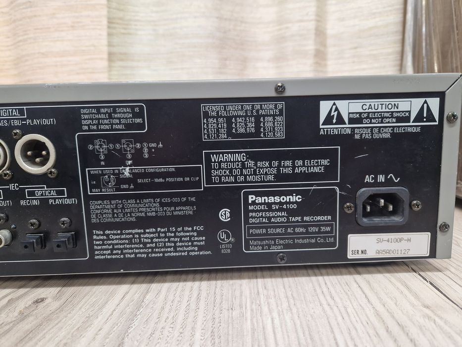 Рекордер/програвач Panasonic SV-4100: 12 800 грн. - Інша аудіотехніка ...