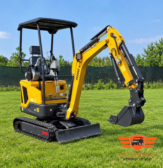 Mini escavadora 1,6T motor Kubota