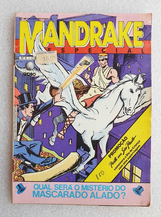 Antigos Livros BD ~ "MANDRAKE" ~ Vários números disponíveis.