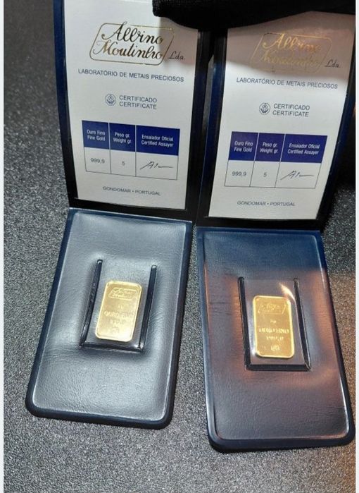 Albino Moutinho 5 Gramas Ouro Puro