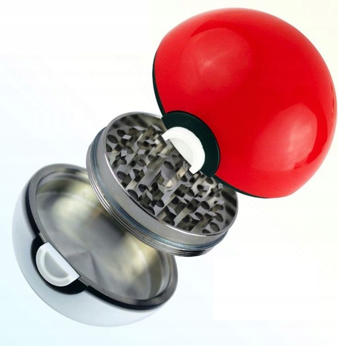 Młynek Crusher Grinder Pokemon Pokeball Pikachu