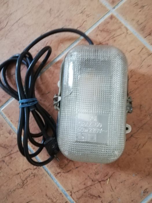 Plafon  PRL sprawne  220v do garażu i  loftu