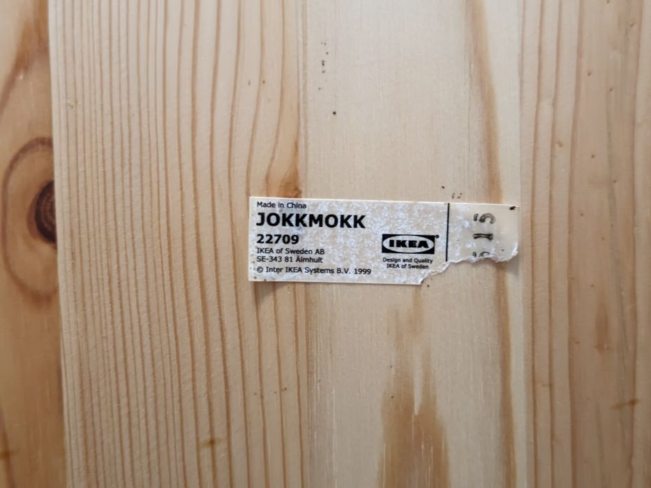 Stół + 4 krzesła Ikea drewniane JOKKMOK