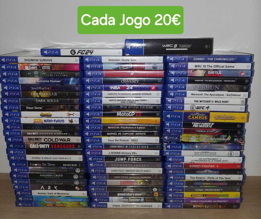 Jogos Ps4 Originais Novos & Usados (Cada 20€)