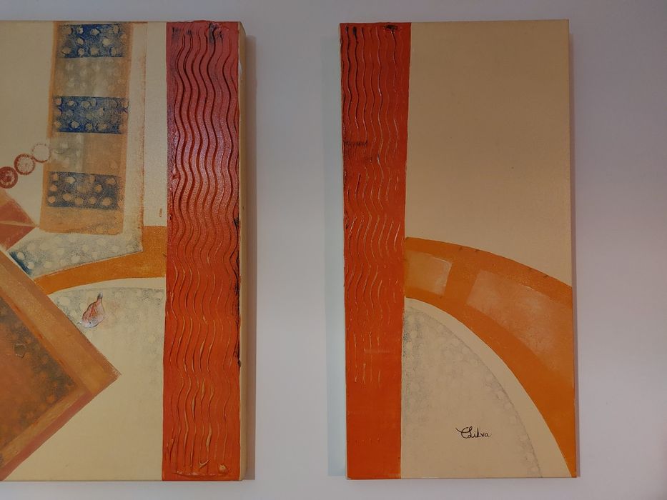 Pintura - Quadro Triptico