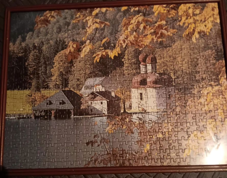 Quadros feitos em puzzle
