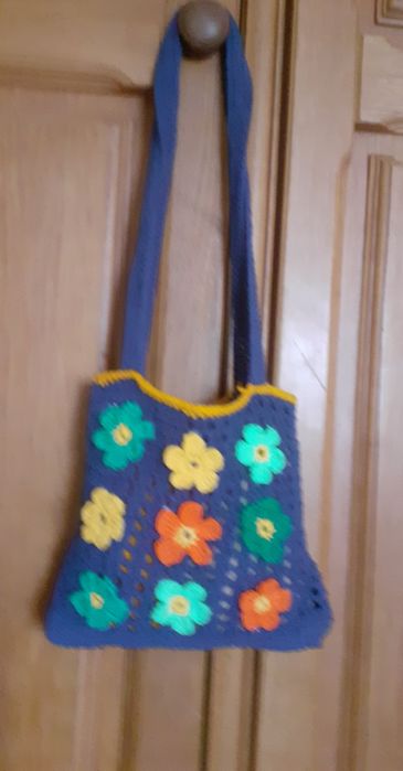 Torebka szydelkiem robiona dla dziewczynki