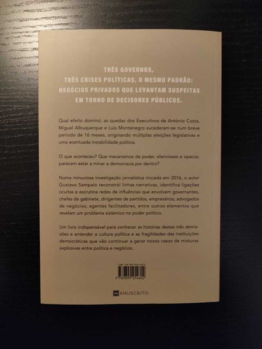(Env. Incluído) Negócios no Poder de Gustavo Sampaio