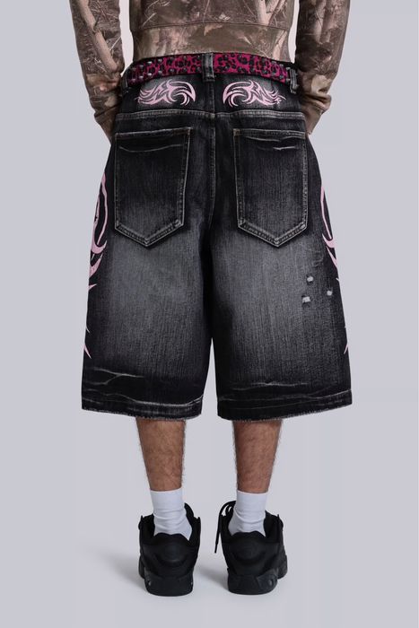 Shorts Jaded London Pink Blade 26-36 Colossus Jorts Shorts