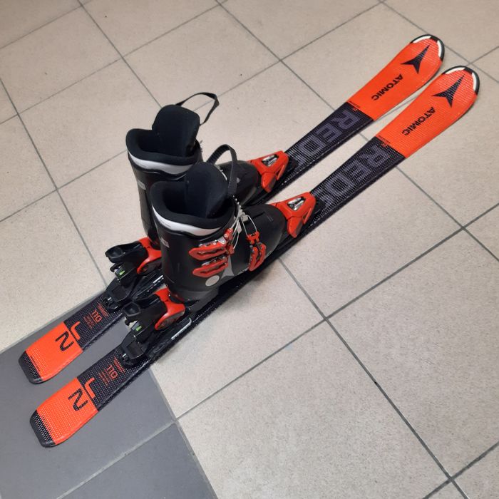 narty Atomic Redster J2 110cm+buty Atomic 21.5cm