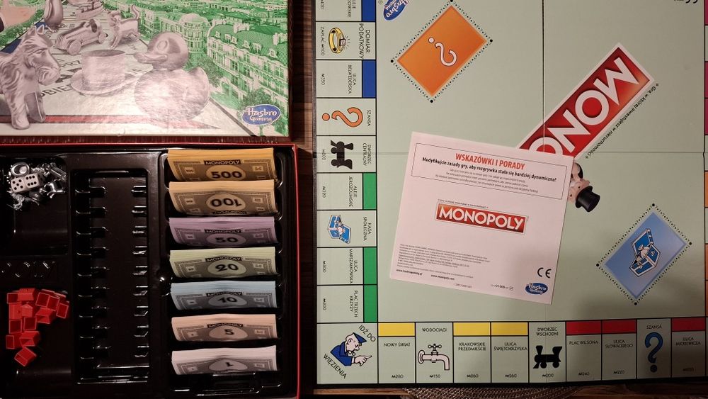 Zestaw : 2 gry : Monopoly i Anty-Monoply