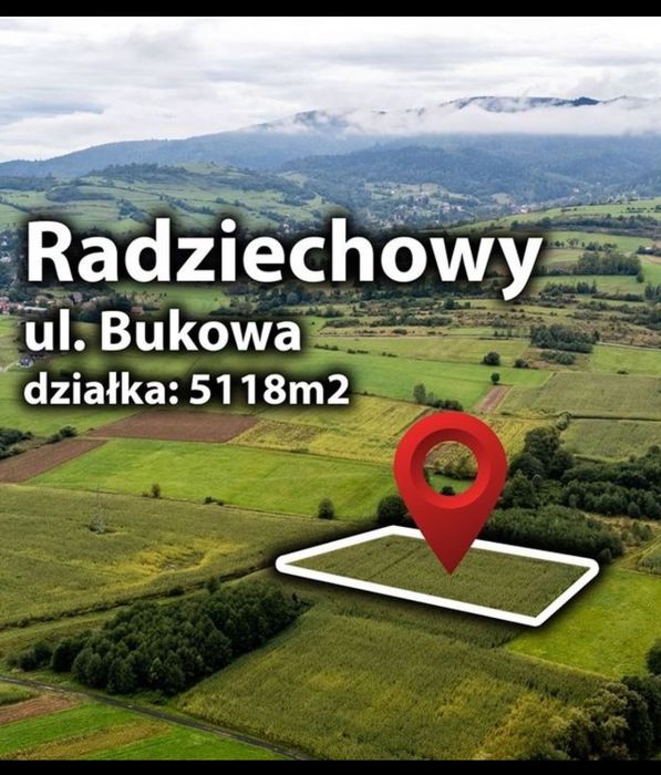 Piękna działka widokowa z dojazdem gminnym