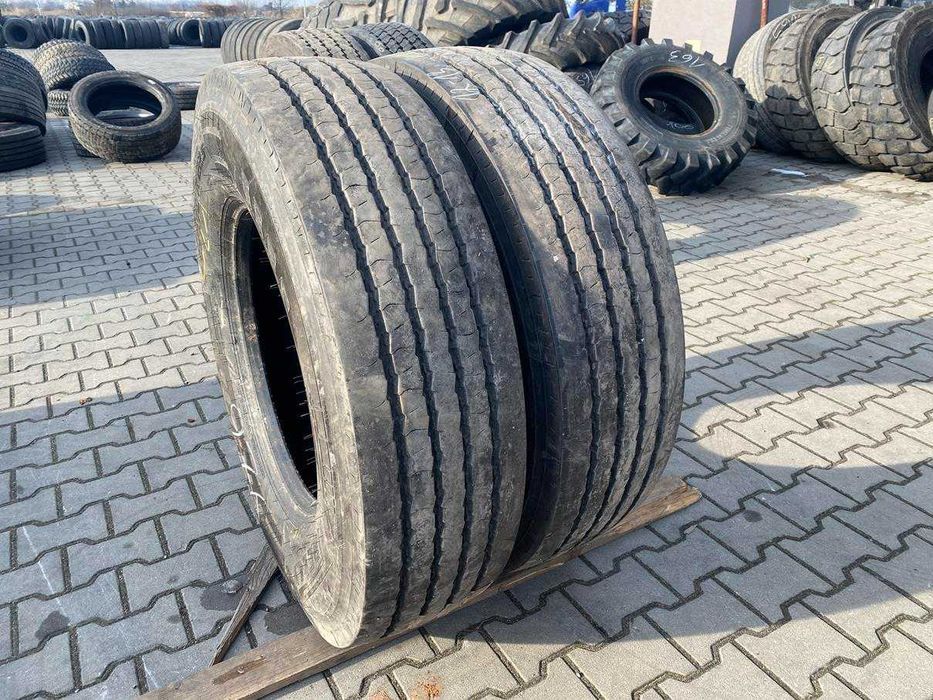 Opony ciężarowy używany  295/80R22.5 PIRELLI FR:01 TRIATHLON / 12-14mm