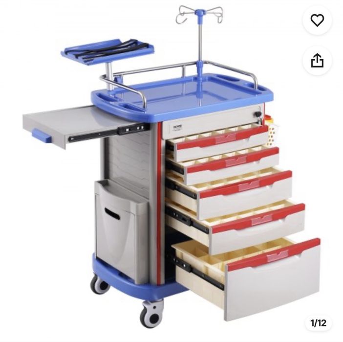 Wozek laboratoryjny  vevon 5 poziom