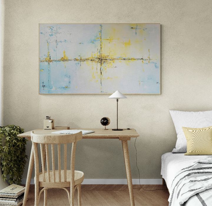 Quadro abstrato 100x70cm