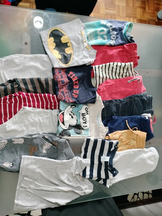 Lote de roupa bebe menino