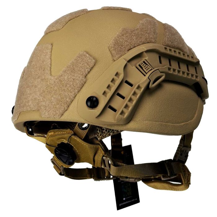 Шолом з вухами MICH 2000 Assault Shell Helmet NIJ IIIA. Койот.